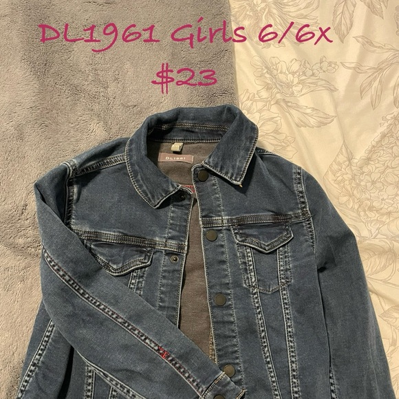 DL1961 Girls Jean Jacket - Picture 2 of 2